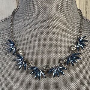 Vintage Elegant Blue and Silver Necklace